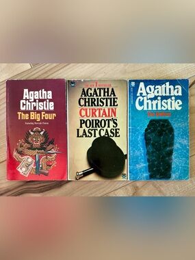 Vintage Agatha Christie paperback book bundle